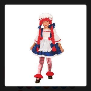 Raggedy Ann / Rag Doll Girl Toddler Costume